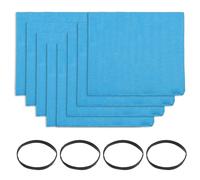 EPLZON 25-1217 Lot de 8 sacs filtrants secs réutilisables pour S-tanley la plupart des sacs de 4 à 20 litres