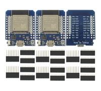 EPLZON 3 pièces ESP32 Mini Bluthooth Module ESP32 NodeMCU WiFi Bluetooth Carte de développement CH9102F Compatible avec Arduino, Interface de Micro-USB