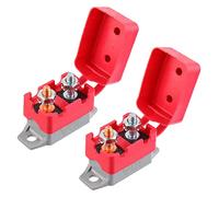 EPLZON 30A disjoncteur de remise à zéro automatique 12V - 24V avec boulons de goujon de recouvrement pour chargeur de batterie, camion, moteur de voiture et plus (2 off)
