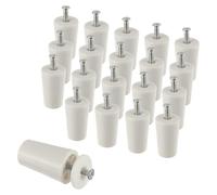 EPLZON 40mm volet Roulant Blanc pour Volets roulants et Stores avec rondelles et vis (20 pièces par Paquet)