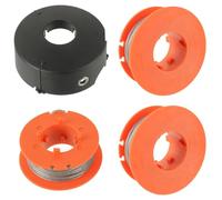 EPLZON F016800175 Bobine de Rechange, pour Bosch Art 23 26 30 Combitrim Easytrim 1,6mm x 8M avec Couvercle F016L71088 (3 Bobines + 1 Couvercle)