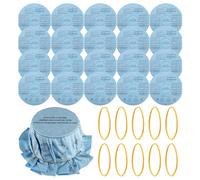 EPLZON Filtres à disque réutilisables VF2002 pour aspirateurs secs et humides, compatibles avec la plupart des aspirateurs secs/humides de marque Shop Vac de 18 litres et plus (lot de 20 filtres à
