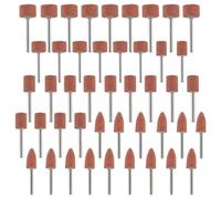 EPLZON forets à sable pour outils rotatifs DREMEL forets à meule à tige de 1/8" pour le meulage du métal de fer ébavuré poli (paquet de 45 pièces)
