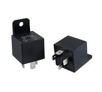 EPLZON JD1912 Relais 4 Broches 40A 12V SPST Voiture Camion Van Moto Bateau Relais (Lot de 2 pcs)