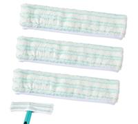 EPLZON Lot de 3 Housses de Rechange Lave-vitres Leifheit M 27 x 7 cm compatibles avec Les essuie-Glaces Leifheit Microfibre pour plaques en miroirs et fenêtres