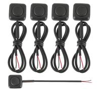 EPLZON Lot de 5 Interrupteurs à Bouton Poussoir Momentanés,12 V/24 V Mini interrupteur à bouton poussoir pour montage en surface pour Contrôle Industriel, Expériences Electroniques