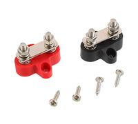 EPLZON M6 1/4" 2 pièces Borne Borne Batterie Bornier 12-48V DC Bus Bar pour RV Camion Camper Bateau
