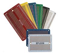 EPLZON PCB Prototype Board Carte de prototypage Breadboard soudable Protoboard Circuit Imprimé Double Faces pour les projets de bricolage électronique compatibles avec arduino(multicolore)