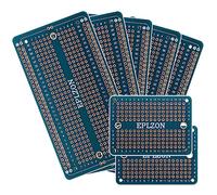 EPLZON PCB Prototype Board Carte de prototypage Breadboard soudable Protoboard Circuit Imprimé Double Faces pour les projets de bricolage électronique compatibles avec arduino(Bleu)