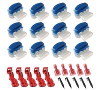 EPLZON Robot tondeuse connecteur de câble avec remplissage de gel avec fil cassé clip terre crochet pointu et terminal pour Robot tondeuse à gazon auto jardin extérieur