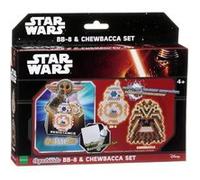 Aquabeads 30149 - Star Wars BB SET 8 et Chewbacca, Kit de bricolage pour les enfants