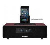 Sangean Radio de table DDR-38 DAB+/DAB/FM, Apple Dock Bluetooth, AUX, charge batterie, télécommande