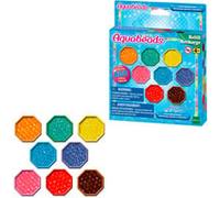 Aquabeads Loisir créatif Recharge perles à facettes 800 perles 8 couleurs