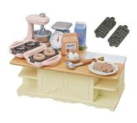 SYLVANIAN FAMILIES - Le meuble de cuisine et accessoires - Blanc - Chine - 3 ans et plus