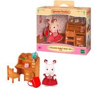 Sylvanian Families – Bureau pour enfant – Soeur Lapin Chocolat – Accessoires inclus