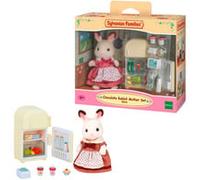 Sylvanian Families 5014 – La maman lapin chocolat et réfrigérateur – Multicolore