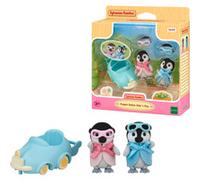 EPOCH Sylvanian Families - Ensemble de jeu et de promenade pingouin, Jouets de construction