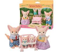 Sylvanian Families - Figurines La famille Fennec - Set 4 articulées habillées multicolore 3 ans+