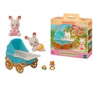 Sylvanian Families – Les jumeaux lapins et poussette double