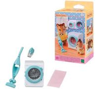 Sylvanian Families Playset 5445 – Machine à laver et aspirateur – 5 pièces