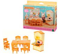 Sylvanian Families - Set salle à manger 5340 - +15 accessoires - Jouet enfant 3 ans+