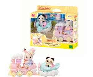 EPOCH "Sylvanian Families - Set de jeu parc d''attractions Promenade en train, Jouets de construction"