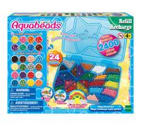 Aquabeads Kit de loisirs créatifs La méga Recharge 2400 perles – Perles qui collent à l'eau – 4 ans+