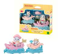 EPOCH Traumwiesen "Sylvanian Families - Set de jeu parc d''attractions Balade sur les vagues, Jouets de construction"