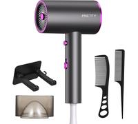 EPOCHFORGE-ouna lightweight hair dryer, 1800w travel hairdryers for women, professional ionic blow dryer with 2 speeds, 3 heating and cool button, portable hairdryer fast drying with concentrator, hol
