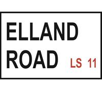 EpochSign Panneau de Rue Leeds United Elland pour la Rue de Leeds Fan Street 8 x 12 Pouces