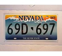 EpochSign Plaque d'immatriculation Nevada The State State 737 Wyl Plaque d'immatriculation 6x12