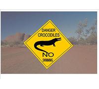 EpochSign Plaque en métal de Style Australien - Panneau de Route Australien - 30,5 x 30,5 cm