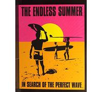 EpochSign Plaque en métal pour décoration Murale Motif Vague « Endless Summer Perfect » 20 x 30,5 cm
