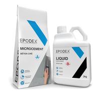 EPODEX® Microciment pour murs, portes et meubles - Grain moyen + moyen - Achetez du microciment de qualité supérieure pour toutes sortes de surfaces - Façades, portes, fenêtres, meubles et plus encore