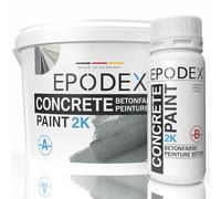 EPODEX Peinture Béton 2K Époxy | Revêtement Sol Garage & Atelier | Imperméable | Utilisation Intérieure et Extérieure Couverte | 12kg (46m²)