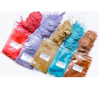 EPODEX® Pigments de couleur métallisés, 36 couleurs, pour résines époxy, remise sur quantité