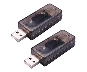 Epodmalx Adum3160 Lot de 2 isolateurs de signal audio numérique USB vers USB