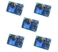 Epodmalx XH-M604 Lot de 5 modules de contrôle de chargeur de batterie DC 6-60 V Batterie au lithium Interrupteur de protection