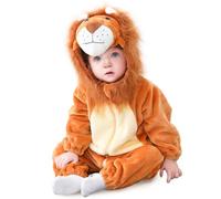 Epokus Deguisement Lion Halloween, Costume de Tigre Enfant,73cm, 6-9 mois, Deguisement Lion Bebe, Deguisement Enfant Animaux pour Halloween Carnaval