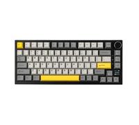 EPOMAKER Ajazz AK820 Pro 75% Gasket Clavier Mecanique sans Fil/BT/USB, RGB Rétro-Éclairé, TFT écran, Foam d'insonorisation pour PC/Mac/Win,QWERTY (Gris, Ajazz Gift Switch)