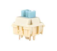 EPOMAKER Budgerigar Lot de 35 interrupteurs de clavier mécaniques tactiles 47gf 55 gf Puissance initiale Lubrifié en usine avec tige POM, double ressort, boîtier en nylon pour clavier de jeu DIY