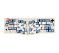 EPOMAKER CIDOO ABM066 Alice Clavier mécanique Bluetooth/2,4 GHz sans Fil/Type-C prenant en Charge Via et Hot-Swap, avec écran, Bouton, NKRO, Backlight RVB, Touches PBT, pour Win/Mac/Bureau (White)