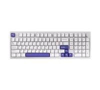 EPOMAKER Galaxy100 Clavier Mécanique sans Fil QMK/Via, 8000mAh, Aluminium CNC, Clavier Gaming Taille Complète avec Pavé Numérique, USB-C/BT5.0/2.4Ghz, Hot-Swap, Gasket Creamy (Marble White Switch)