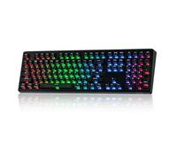 EPOMAKER HE108 Clavier Gaming sans Fil, Interrogation 8K & 10000mAh, SOCD & DKS, Clavier Magnétique à Effet Hall Grande Taille avec Déclenchement Rapide, Pilote Personnalisé, RVB, PBT, QWERTY (Noir)