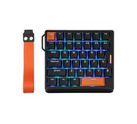 EPOMAKER HE30 Clavier à Effet Hall à Une Main, Sondage 8K & 0,125ms, SOCD & Touche Snap, Déclenchement Réglable, Keycap PBT, RVB, Logiciel Personnalisable, Clavier Gaming Filaire pour PC/Mac (Noir)
