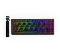EPOMAKER HE68 Lite Clavier Gaming à Effet Hall, 8K Sondage&Balayage 128K, Actionnement Réglable 0.01mm, Latence 0.125ms, 5 Couches Insonorisantes, Touche Snap, SOCD, A-RVB, Filaire(Noir)
