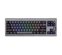 EPOMAKER Shadow-X Gasket Clavier Mécanique échangeable à Chaud, Clavier de Jeu Triple Mode (2.4ghz/Bluetooth/USB-C) avec écran, Mousse Poron, Pad en Silicone, NKRO, RGB (Flamingo Switch)