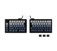 EPOMAKER Split70 Clavier Ergonomique sans Fil avec QMK/Via & Molette, Clavier Gaming Mécanique avec RVB, Hot-Swap, Switch Linéaire & Keycap PBT, Modificateur Mac, Gasket (70% QWERTY Anglais) (Noir)