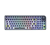EPOMAKER TH96 Pro 96% Kit DIY de Clavier mécanique de Jeu Triple Mode Hot swappable 96 Touches avec Orientation sud RGB, contrôle des Boutons, Compatible avec Les interrupteurs 3/5 Broches (Gris)
