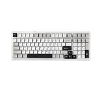 EPOMAKER x Aula F99 Clavier Mécanique sans Fil, Gasket Clavier Personnalisé avec échange à Chaud, Rembourrage, Bluetooth, 8000 mAh, NKRO, RVB, pour Jeux/Win/Mac(F99 Grey, Reaper Switch)